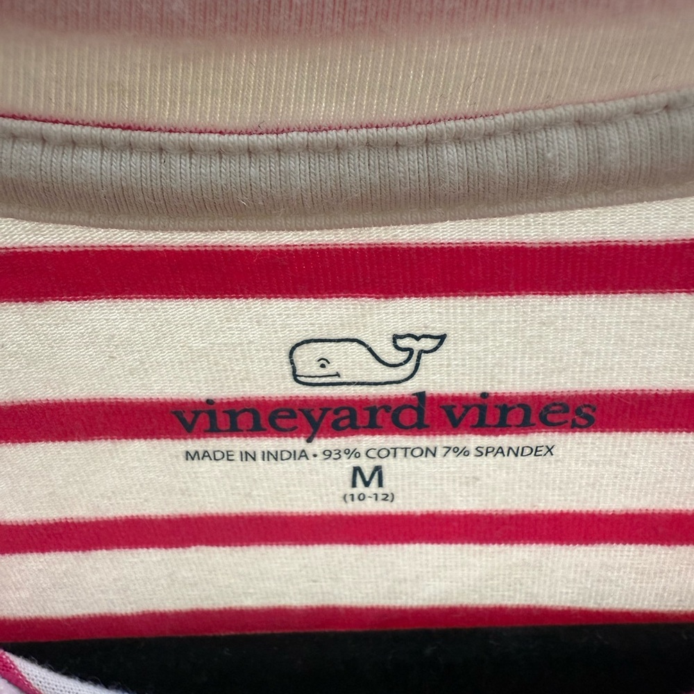Vineyard Vines Pink and White Striped Top - Picture 2 of 3